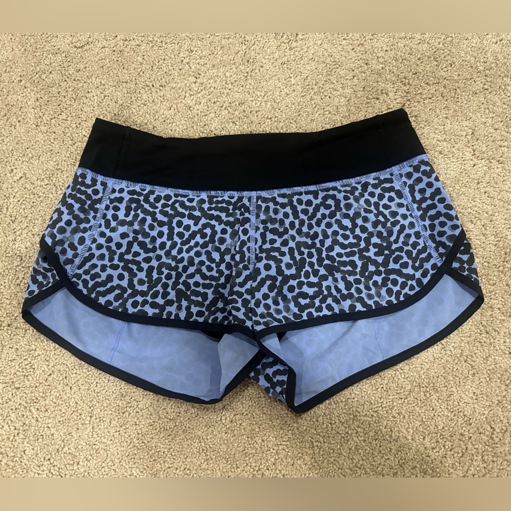 Lululemon Speed Up low rise shorts 2”